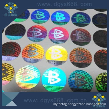 Custom Adhesive Hologram Holographic Labels Seal Sticker